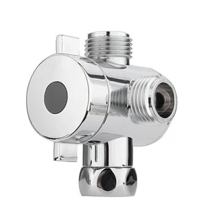 3-Wege Dusche Kopf Umsteller Umstellventil Umschaltventil T-adapter G1/2 - Bild 1 von 8
