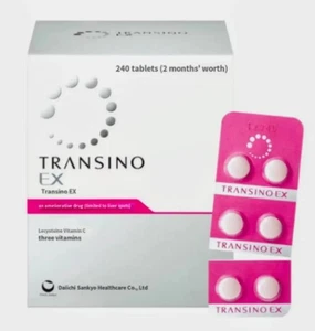 TRANSlN0 EX BLANQUEAMIENTO DE LA PIEL ácido tranexámico 240 pastillas de JP - Imagen 1 de 2