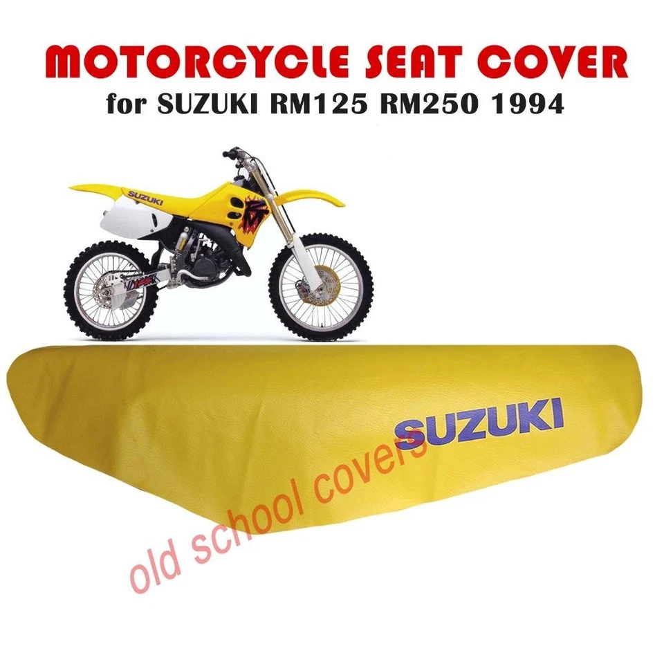 FUNDA ASIENTO MOTO SUZUKI RM125 RM250 1994 MODELO CUBIERTA SIN COSTURAS Foto 1 de 1