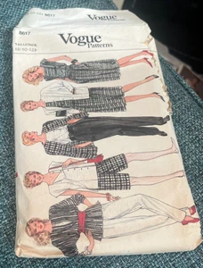 FREE SHIP! 8617 Vogue Patterns Size 8-10-12 Sewing Pattern Misses Jacket Skirt - Picture 1 of 2