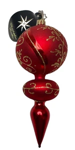 Christopher Radko Christmas Ornament Trois Bien 1013909 Romania NWT RARE RED - Picture 1 of 3