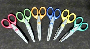 6-teiliges Scheren-Set - KRAFT EDGERS, Herzschlag Wolkenschlüssel Sonnenblume - Bild 1 von 3