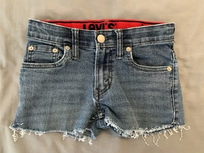 Levi's 511 Blue Jean Cutoff Short Shorts Ladies 25x2 Fit Stretchy Beach Cute! - Image 1 of 4