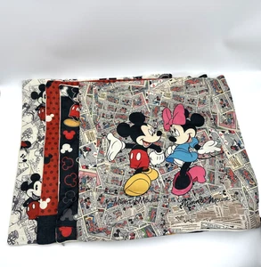 Disney Mickey Minnie Mouse Home Decor Throw Pillow Covers Set of 4 18x18 New - Picture 1 of 8