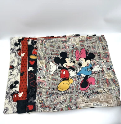 Disney Mickey Minnie Mouse Home Decor Throw Pillow Covers Set of 4 18x18 New - Image 1 of 4