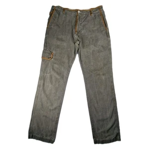 Timberland Cargo Hose Herren W34 L32 Leinenmischung Utility Workwear Beige Khaki - Bild 1 von 21