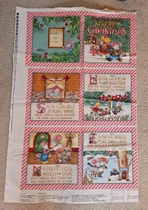 Mary Engelbreit Cranston 2010 Cut Sew Christmas Mice Cabin Craft Soft Book - Picture 1 of 5