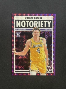 2024 Panini Mosaic Notoriety púrpura #4 Dalton Knecht/99 - Imagen 1 de 3