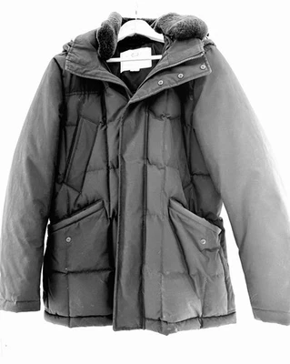 Abrigo de esquí parka Woolrich Arctic negro con capucha mediano Foto 1 de 4
