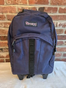 Sports By Core Backpack Bag With Wheels Travel Bag Blue - Picture 1 of 24