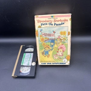 Strawberry Shortcake: Pets on Parade VHS Tape 1982 Animated FHE Videocassette - Picture 1 of 6