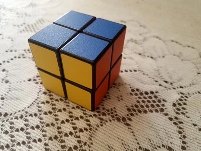 Speed Cube 2*2 Smooth Magic Twist Puzzle Brain Teaser Kids Game Toy Gift - Image 1 of 4