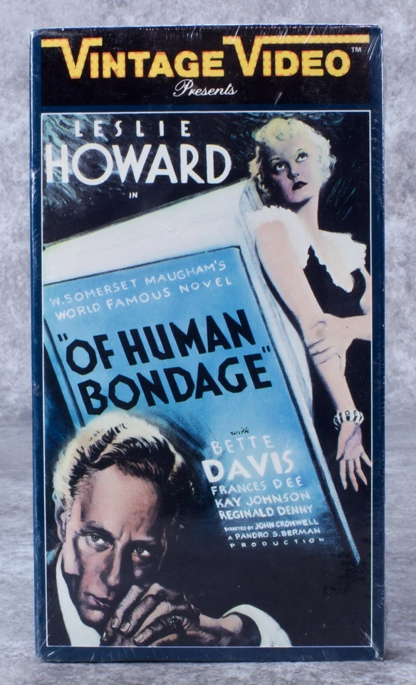 Of Human Bondage VHS Leslie Howard Bette Davis Vintage Video  Movie Foto 1 de 1