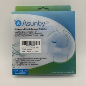 Asunby Waterproof Cast & Bandage Protector Adult Long Arm 230331 NEW - Picture 1 of 6