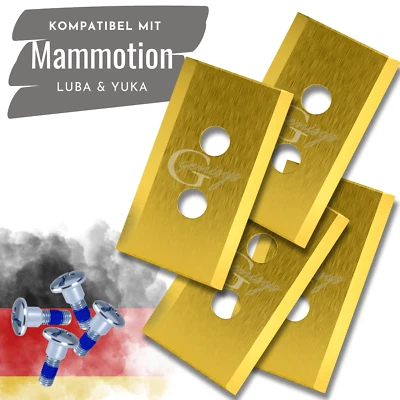 Ersatz Titan Messer für MAMMOTION LUBA YUKA Mähroboter - 2-Loch bruchsicher - Bild 1 von 4