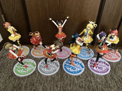 Love Live Goods Figure Sunny Day Song μ's Complete Set Lot of 9 Cover