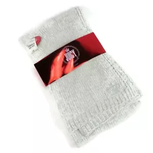 JUICY Juicy Couture Chenille Manta Bufanda NUEVO Gris - Imagen 1 de 5