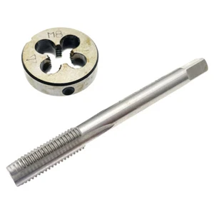 M8 x 1 Wasserhahn & Stanzer Set RH rechte Hand M8 x 1,0 mm metrisches Wasserhahn Stanzgewinde HSS WERKZEUG - Bild 1 von 5