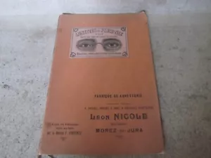 Catalogue Léon Nicole- Fabrique de Lunetterie (Lunettes & pinces-nez) - Imagen 1 de 6