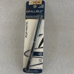 Loreal Paris Infallible Mechanical Eyeliner Pop-Matic #516 Deep Indigo (Blue) - Picture 1 of 3