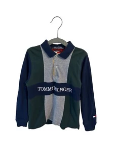 vintage tommy hilfiger long sleeve polo shirt youth little kids size 4 2000s - Picture 1 of 6