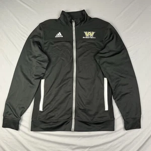 Giacca uomo Washington Huskies piccola full zip Adidas Track 2016 nera basket - Foto 1 di 12