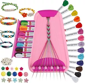 Arts Crafts Kids Ages 8-12 Bracelet Making Kit Girl Jewelry Making 28 Pre-Cut - Picture 1 of 6