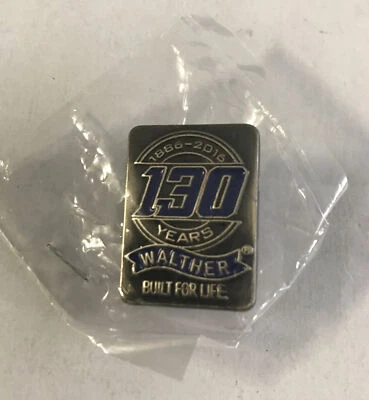 2016 Shot Show Walther PPQ PPK 9mm Gun 130 Years Lapel Pin Hat Pin