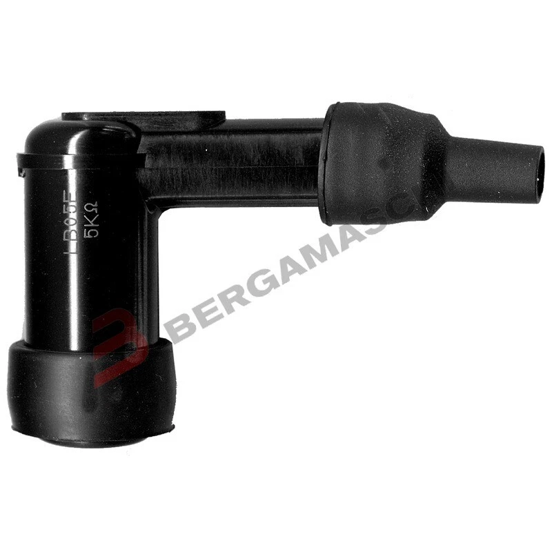 ATTACCO CANDELA NGK LB05E 8031 90° CON RESISTORE ATTACCO A OGIVA SCOOTER MOTO - Immagine 1 di 1