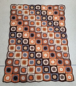 Granny Square, Häkeldecke,Kuscheldecke,Wolldecke Handarbeit Babydecke Neu - Bild 1 von 7