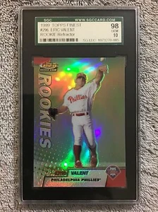 Topps Finest Eric Valent 1999 novato radiocontrol refractor graduado SGC 98 gema como nuevo 10 - Imagen 1 de 5