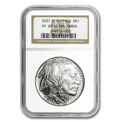 2001-P Buffalo $1 Silver Commem PF-69 NGC - SKU #14760 Cover