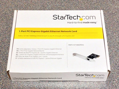 NEW Startech PCI Express Gigabit Ethernet Network Card QR3885M  - Image 1 of 3