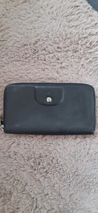 Longchamp Portemonnaie schwarz Le Pliage Cuir - Bild 1 von 10