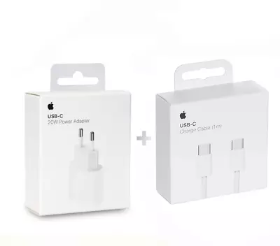 Original Apple 20W USB-C Netzteil Ladegerät Adapter ladekabel iphone 14/15 - Bild 1 von 4