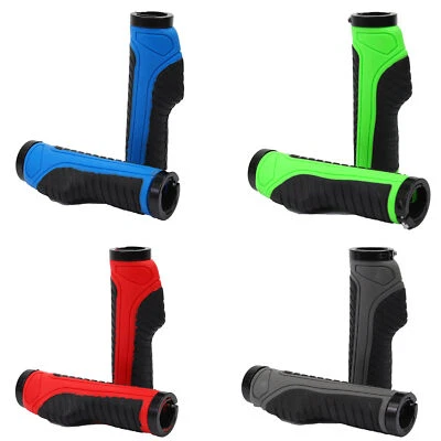Fahrrad Lenkergriffe Ergonomisch MTB Lock-On Griffe Rennrad Gummi Neu Rutschfest - Bild 1 von 4