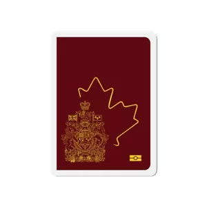 Pasaporte diplomático canadiense - imán troquelado - Imagen 1 de 16
