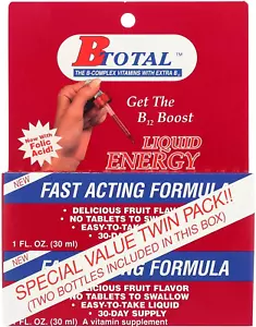 Sublingual Products B-Total Twin Pack - 2 Fl Oz - Picture 1 of 12