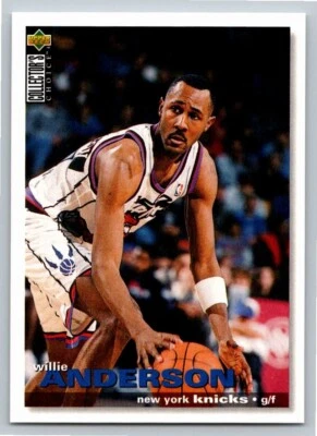 1995-96 Upper Deck Collector's Choice Willie Anderson #T21 New York Knicks Cards - Image 1 of 2