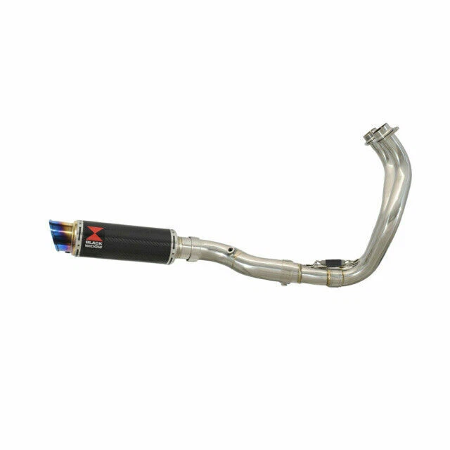 Black Widow Exhausts CL23R Slip On Silencer with Stainless Steel Blue Tip