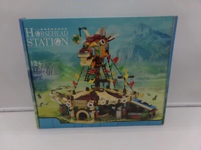 Horse Head Station Building Blocks Game Scene Bricks Toys Kids 1764 Pcs-READ! - Image 1 of 4