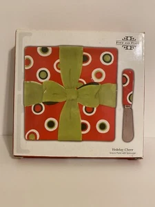 fitz and floyd holiday cheer Snackteller - Bild 1 von 4