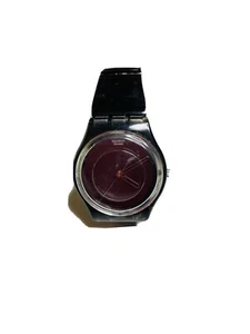 Orologio Swatch 1998 Uomo Nero Minimalist G918 - Foto 1 di 4