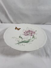 Lenox Butterfly Meadow Footed Pedestal Cake Plate 11.25” Good Condition #483