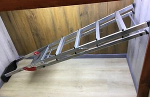 Hailo L60 StandardLine Escalera de Pie de Seguridad de Aluminio, 5 Niveles, I30500 - Imagen 1 de 9