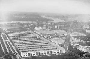 Washington DC National Mall Vogelperspektive Vintage Anfang 1900 Foto Negativ - Bild 1 von 1