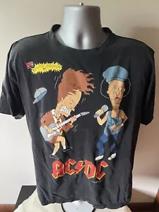 Camiseta De Colección Años 90 Beavis & Butthead AC/DC MTV Original Stanley Desantis Hombre’s L - Imagen 1 de 10