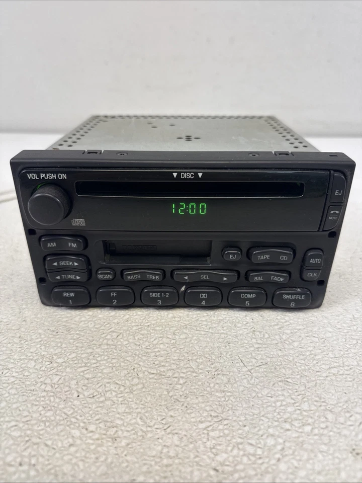 Receptor de radio reproductor de CD Ford F-150 AM FM 2001-2003 OEM YU3F-18C868-AA PROBADO Foto 1 de 4