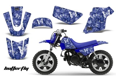 Pegatinas gráficas + #calcomanías PLT para Yamaha PW50 1990-2022 MARIPOSAS W U Foto 1 de 3