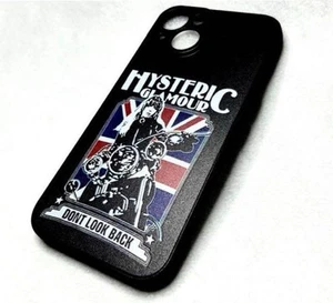 Custodia Hysteric Glamour iPhone 15 NON GUARDARE INDIETRO smartphone cellulare Union Jack - Foto 1 di 2